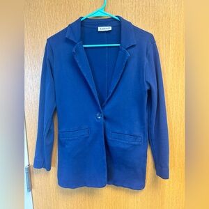 Kettlewell navy blazer! Comfy 100% cotton!